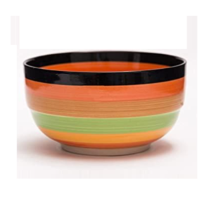 1854 - Bowl de cerámica en colores 12.5cm x 7cm