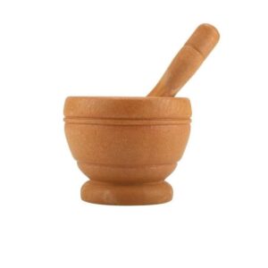 2438 - Mortero de cocina plástico simil madera 9cm