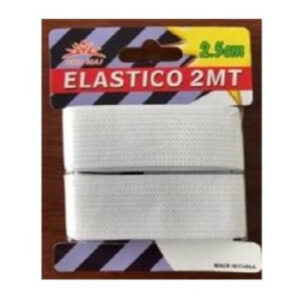 2549 - Elastico blanco 2,5cm x 2mts.