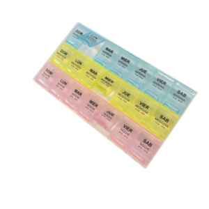 CM2570 - Oferta Caja x 240 Unid - Pastillero - 21 divisiones 12x21cm