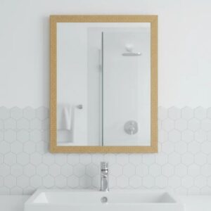 2672 - Espejo madera 33x43 cm