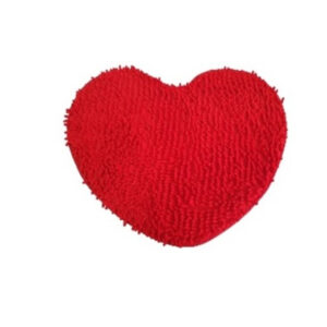 2828 - Alfombra Corazón Peluche 58x43cm