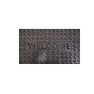 2868 - Alfombra Rectangular de Goma Welcome 59x39cm