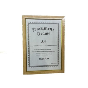 3374 - Porta diploma 21x29,7cm (Madera con metal).