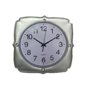 3416 - Reloj Cuadrado Para Pared 31cm c/n 4 brillos