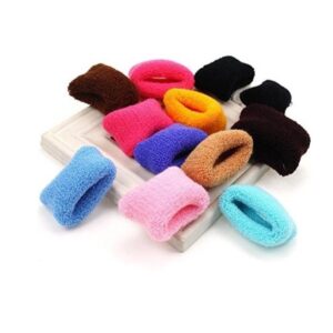 2910 - Set 3 gomitas gruesas p/ pelo colores 7cm (venta mínima 12 unidades)
