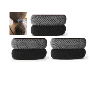 2889 - Set 6 gomitas para pelo gruesas 5cm (venta mínima 12 unidades)