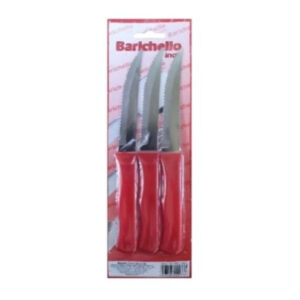 9521 - Juego Barichello cuchillo X 3 Rojo