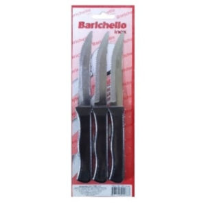 9522 - Juego Barichello cuchillo X 3 Negro
