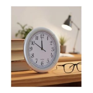 1959 - Reloj Ovalado Para Pared 29cm