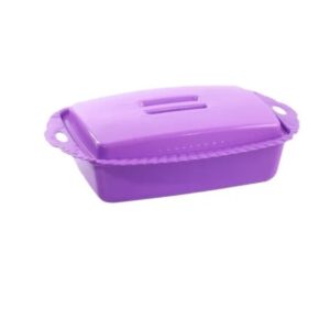 2311 - Recipiente cuadrado con tapa 32x32x8cm