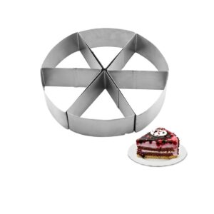 3464 - Molde cortante para torta x6 metal 21x21cm