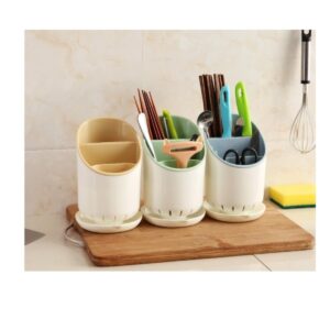 3298 - Escurre cubietos con plato de 19x12 cm.