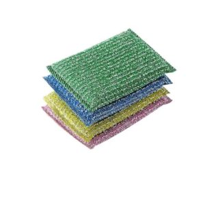 CM2769 - Oferta Caja x 240 Unid - Set 4 esponjas recubierta metalizada
