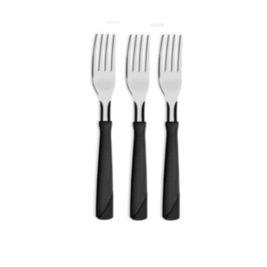 9526 - Juego Barichello tenedor x3 Negro