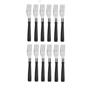 9528 - Juego Barichello tenedor x12 Negro