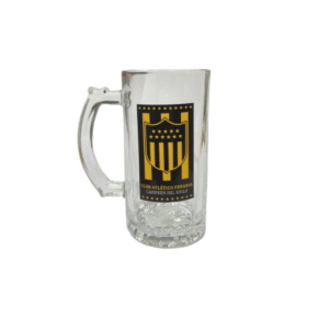9017 - Jarra de Vidrio Peñarol 450 ml (Venta mínima 2 Unid)