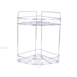 CM2062 - Oferta Caja x 36 Unid - Rack triangular de metal 2 estantes de metal
