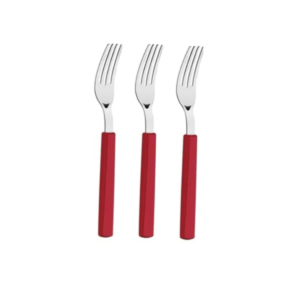 9525 - Juego Barichello tenedor x3 Rojo