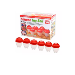 3487 - Set de 6 moldes de silicona para huevo