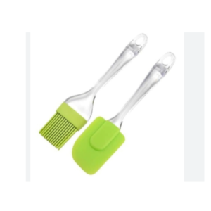 2871 - Set espátula y pincel silicona para cocina 18cm
