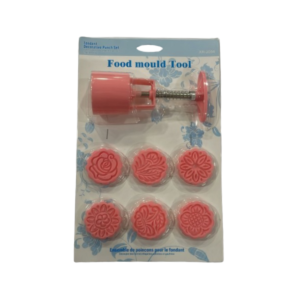 3574 - Set de 6 moldes Fondant con eyector circular