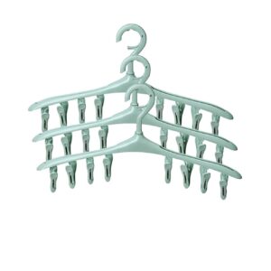 3583 - Tendedero percha de plástico con 8 palillos 42cm