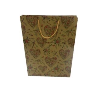 3711 - Bolsa para regalo de cartón estamp. 36,5x27cm (Vta mínima 12unid)