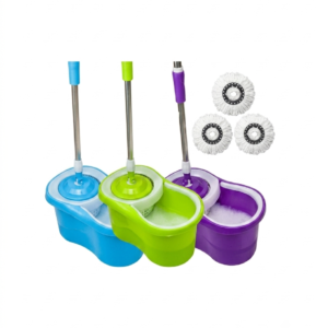 CM2387 - Oferta Caja x 24 Unid - Balde con mopa (centrifugador plástico)