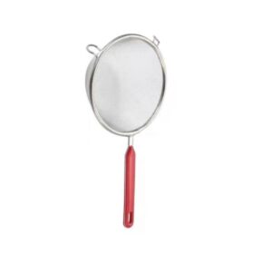 1542 - Colador/Cernidor 639-c/orejas y mango rojo 21cm