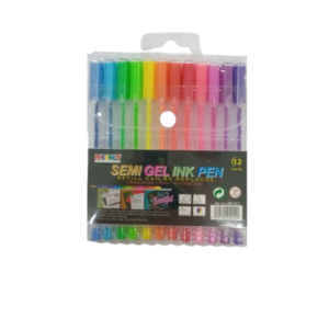 3893 - Set de 12 lapiceras de colores GEL (2120)