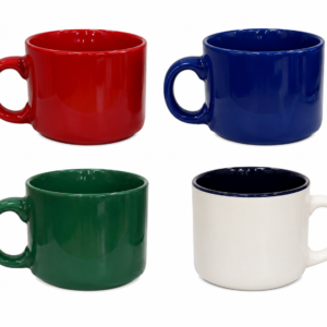 4073 - Taza lisa de cerámica 10cmx9cm alto