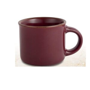 4073 - Taza lisa de cerámica 10cmx9cm alto
