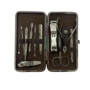 CM4098 - Oferta Caja x 120 Unid - Set de manicura estuche 11 Piezas grande
