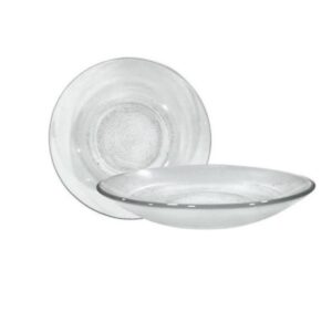 9001 - Plato hondo de vidrio 20,5cm (Vta mín 24 uni)