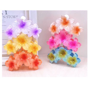 4152 - Broche tres flores 9x4cm (Vta mín 12 Uni) (2016)
