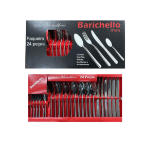 9564 - Juego de Cubiertos Barichello x24 Pzas. Plateado