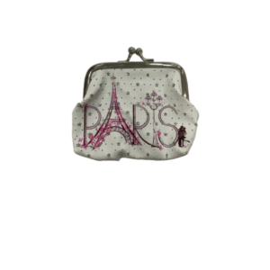 CM4224 - Oferta Caja x 600 Unid - Monedero Paris con broche 9x7.5 (6044)