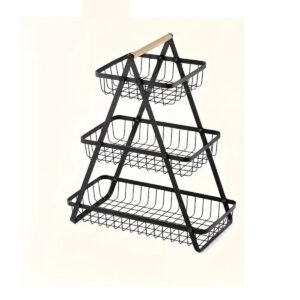 4177 - Organizador Para Cocina de Metal 40x18x49cm