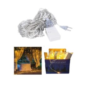 CM4243 - Oferta Caja x 100 Unid - Cortina Luz LED 3,5x2mts cálida 220v