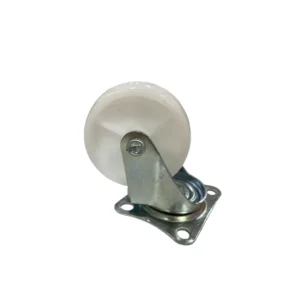 4300 - Rueda giratoria plástica C/base metal 6.5x2.5x8cm
