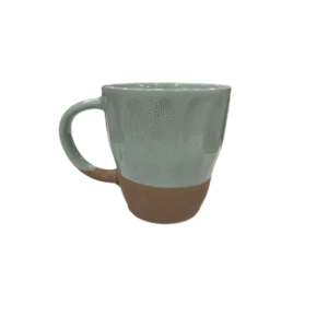 CM4350 - Oferta Caja x 48 Unid - Taza de cerámica c/pintitas, dos colores 9,5x9cm(1114)