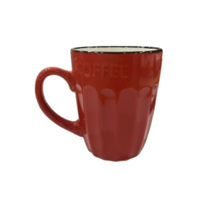 CM44967 - Oferta Caja x 72 Unid - Taza de cerámica "Coffe" labrada 10x8cm