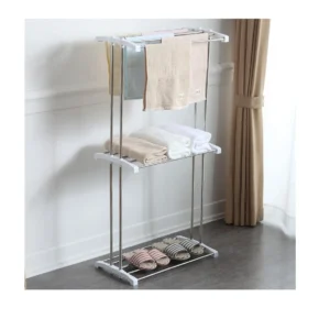 CM4364 - Oferta Caja x 24 Unid - Rack organizador de toallas 2 estantes, 1x50x30cm (1181)