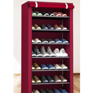 CM4365 - Oferta Caja x 12 Unid - Organizador de ropa con cubierta tela, estructura de metal, 7 estantes (3368)