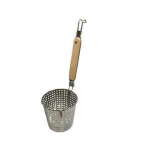 4377 - Colador acero inox. con mango 11x30cm (0157)