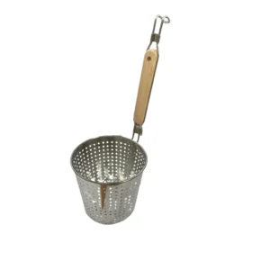 4378 - Colador acero inox. con mango 14x32cm (4013)