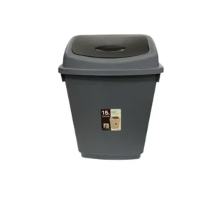 CM4436 - Oferta Caja x 30 Unid - Papelera plástico 15Lts tapa vaivén 42x30x20cm (1288)