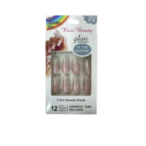 CM44985 - Oferta Caja x 720 Unid - Set 12 uñas postizas c/diseño c/adhesivo (1280) Glan Fantasy