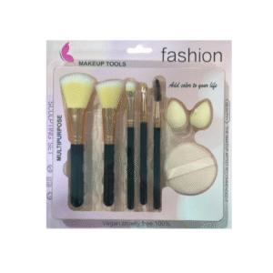 CM44994 - Oferta Caja x 120 Unid - Set de pinceles para maquillaje y esponjas 8 Pzas (5467)